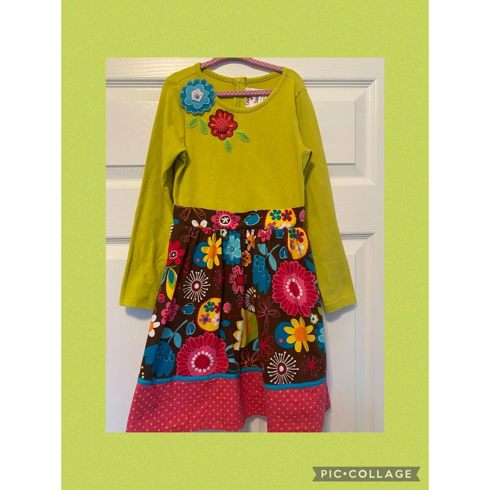 Counting Daisies Girls Floral Dress Size 6x